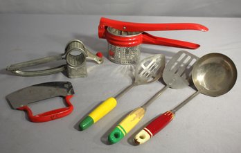 Vintage Kitchen Utensil Collection - Set Of 7