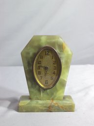 Vintage Onyx/Marble Desktop Clock