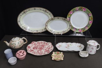 Group Lot Of Mixed Ceramic Tableware And Accessories