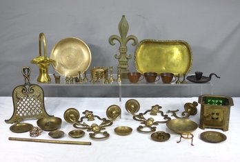 Large(ish) Group Lot Of Vintage Brass