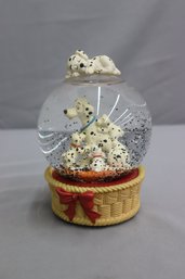 Vintage Disney's 101 Dalmatians Snow Globe Music Box Plays 'Playful Melody'