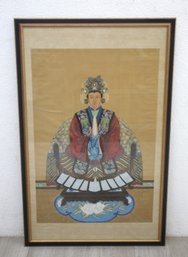 Traditional Portrait Of A Royal Figure (Framed)