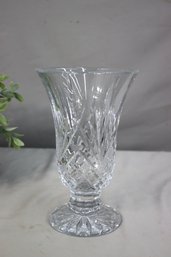 Marquis Waterford Glendale Pattern Footed Crystal Vase