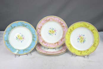 Group Lot Of Vintage Mikasa Bone China Hampton Court Blue By Washida Plates