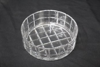 Studio Nova Crystal Hostess Bowl - Multiple Square Design Checkered