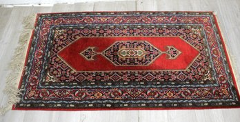 Handmade Persian Style Area Rug, 61.5' X 34'