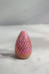 Vintage Murano Style  Hand Blown Glass Egg Shaped Paperweight