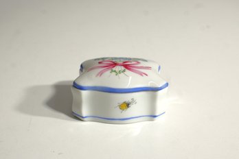 Limoges France Hand-Painted Porcelain Trinket Box