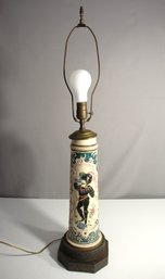 Vintage German Beer Steins Mounted As A Lamp