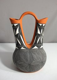 Native American Ceramic Wedding Vase By E.J.F. Laguna