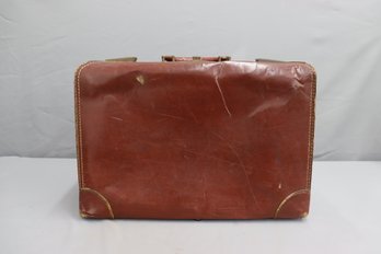 Brown Leather Vintage Suit Case