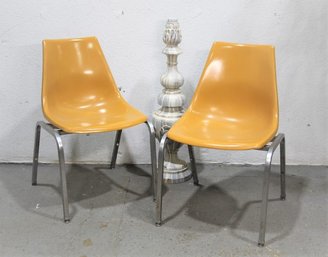 Pair Of Krueger Metal Products Chairs