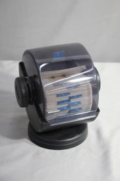 Rolodex Black Organizing System Card Swivel File Office Vintage