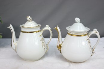 Two Vintage Haviland Limoges Coffee/Tea Pots