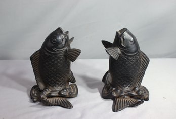 Aero NYC Leaping Fish Bookends