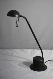Vintage Black Underwriters Laboratories Portable Lamp-  Adjustable  Goose Neck