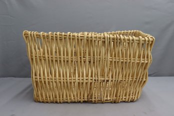 Vintage Woven Rattan Rustic Utility Basket