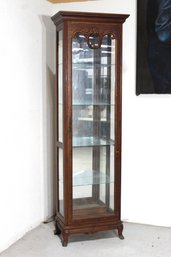 Display Cabinet With Four Glass Shelves