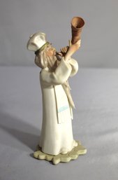 CAPODIMONTE Vintage Porcelain Statue Of The Rabbi - Signed