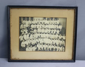 Vintage Photograph Of White Coat Surgeons In Operating Theatre