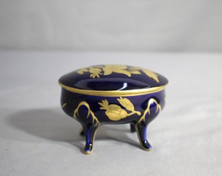 Echt Kobalt Blue Porcelain Trinket Box