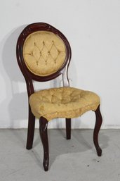 Vintage Victorian-Style Upholstered Chair
