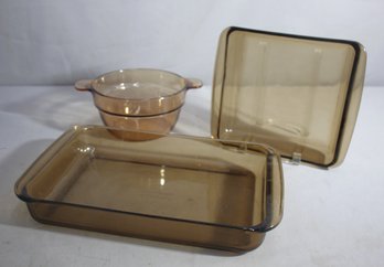 Group Lot Of Vision And Pyrex Cookware