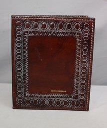 Vintage Hand-Tooled Leather Notebook/Sketchbook Cover