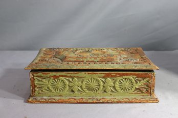 Antique French Carved Keepsake Box (1820 - 1840)
