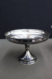 Vintage Silver-Plate Pedestal Platter