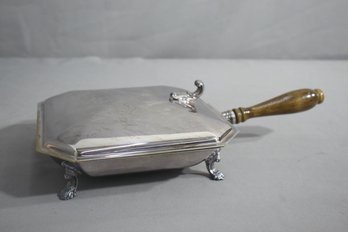 Vintage FB Rodgers Silver Co. Ornate Claw Foot Silent Butler