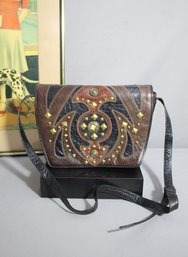 Vintage Sharif Shoulder Or Crossbody Bag - Unique Studded Leather Design