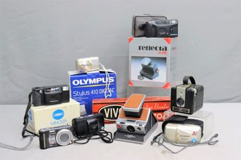 Group Lot Of Cameras
