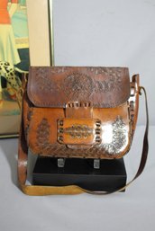 Women's Vintage Brown Handmade Leather Messenger, Shoulder, Satchel Handbag