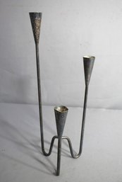 Single Silverplated String Candleholder, Danish
