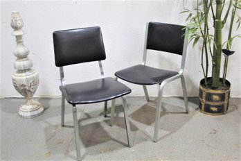 Two Vintage Office Chairs, One Is Steelcase Model 1273