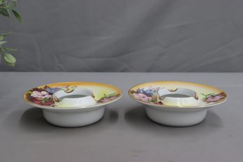 Two Vintage Japanese Porcelain Ash Trays -Paul's Gifts