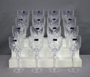 Group Lot Of 16 Marquis By Waterford Brookside All Purpose Goblets/Wine Glass