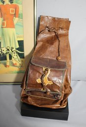 Vintage Handmade Leather Backpack