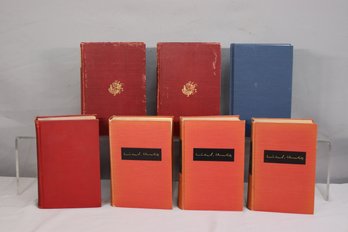 Mixed Collection Of Vintage Hardcovers -3 Volume Winston Churchill, Federalist Papers In Slipcase, And More