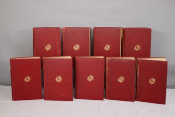 Collection Of 9 Hardcover Illustrated 'The Library Of Historic Characters & Events' Books