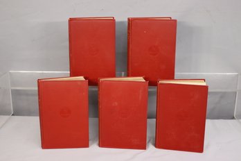 Group Of 5 Rudyard Kipling Hardcovers - Authorized Edition From  Review Of Reviews