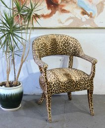 Exotic Leopard Print Armchair