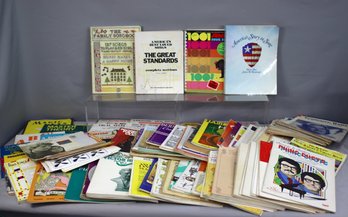 Large Collection Of Music Scores, Song Books, Sheet Music Etc.