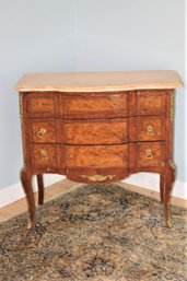 Louis XVI Style2 Draw Commode  With Pink Marble Top