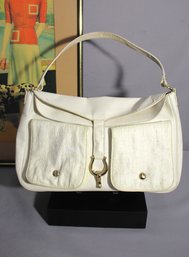 Used Kate Spade White Leather Handbag