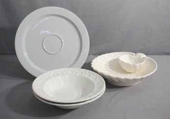 4 Pieces Of White Serving Pieces Various Makers