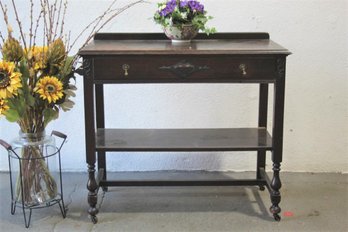 1920's One Drawer Buffet/Server Table