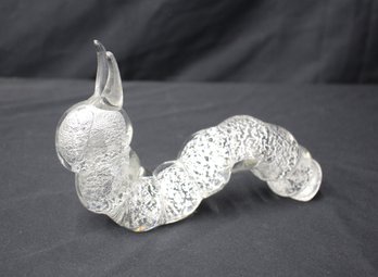 Mid Century Crystal Caterpillar