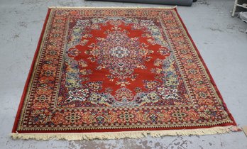 5.5' X 8' Oriental Rug With Pad